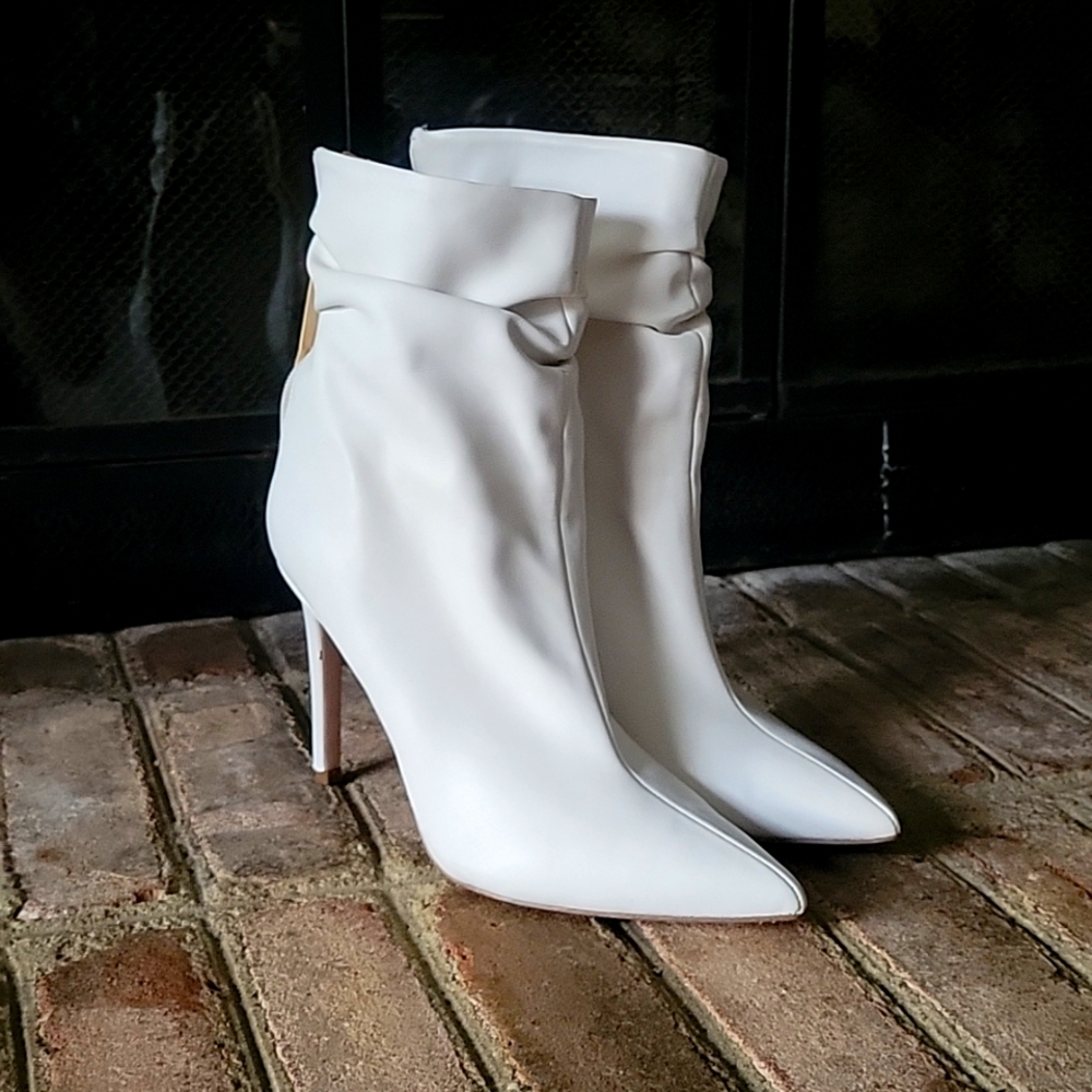White Ankle Boots